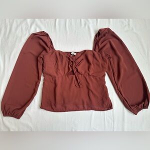Abercrombie & Fitch Rust Blouse
